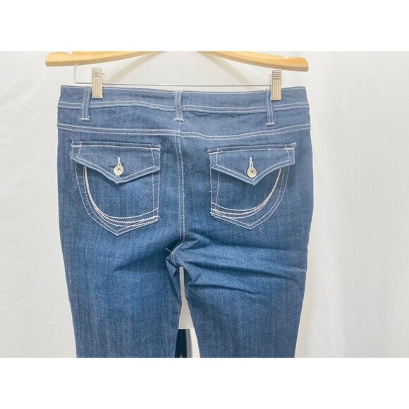Faded Glory Women's Bootcut Jean's Blue Denim 5 Pocket Stretch Size 6 X 33 - Picture 5 of 6